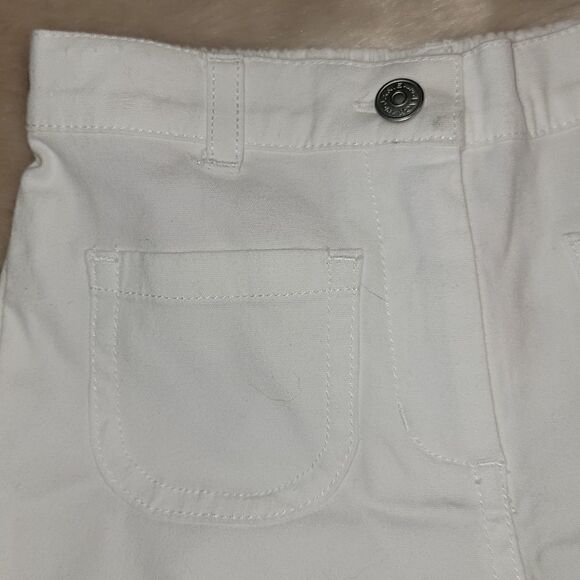 JANIE AND JACK WHITE RUFFLE HEM CAPRIS, SIZE 12-18 MONTHS, NEW! - Picture 2 of 9